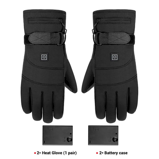 All-Weather Heated Biker Gloves